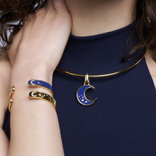 Charger l&#39;image dans la galerie, PENDENTIF HALLEY BLEU NAVY BANGLE-UP
