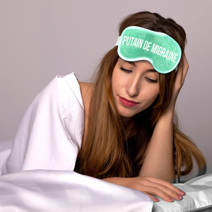 MASQUE GEL POUR LES YEUX "PUTAIN DE MIGRAINE" FISURA