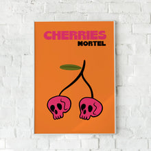 Charger l&#39;image dans la galerie, AFFICHE HALLOWEEN CHERRIES MORTEL SOLEIL MOJITO
