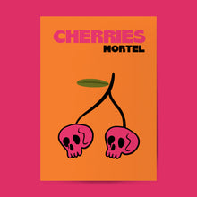 Charger l&#39;image dans la galerie, AFFICHE HALLOWEEN CHERRIES MORTEL SOLEIL MOJITO
