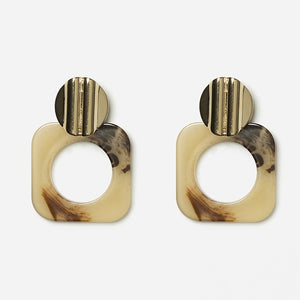 BOUCLES D'OREILLES POLKA NATUREL CHIC ALORS