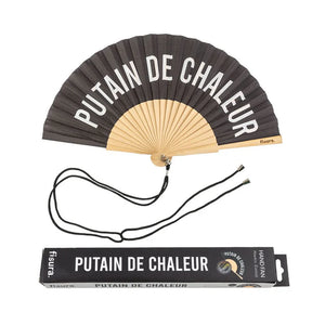 ÉVENTAIL "PUTAIN DE CHALEUR" FISURA