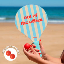 Charger l'image dans la galerie, RAQUETTE DE PLAGE "OUT OF THE OFFICE" FISURA
