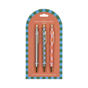ENSEMBLE DE 3 STYLOS DESIGNWORKS