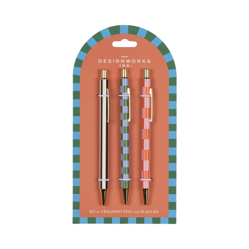 ENSEMBLE DE 3 STYLOS DESIGNWORKS
