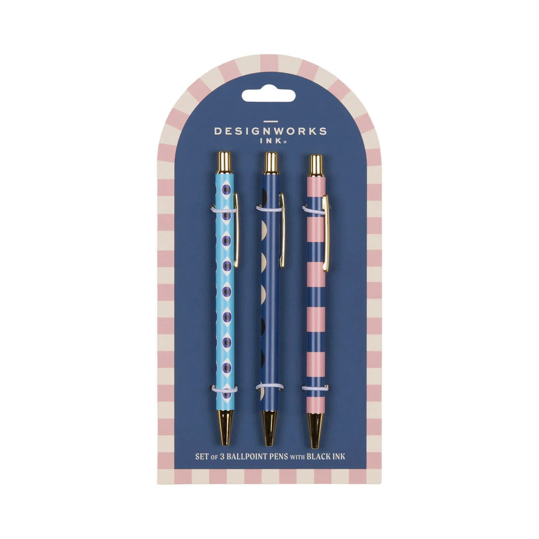 ENSEMBLE DE 3 STYLOS DESIGNWORKS