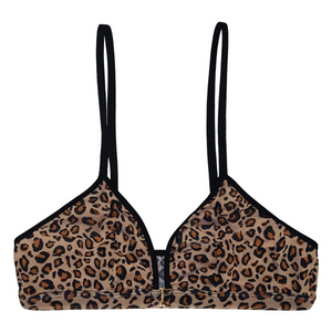 TRIANGLE ESQUISSE TULLE LEOPARD