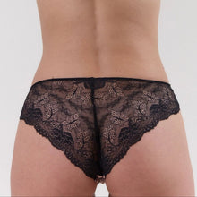 Charger l&#39;image dans la galerie, CULOTTE DOS DENTELLE LÉOPARD ESQUISSE

