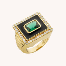 Charger l&#39;image dans la galerie, BAGUE MYA BAY GREEN TANYA
