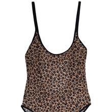 Charger l&#39;image dans la galerie, BODY ESQUISSE TULLE LEOPARD
